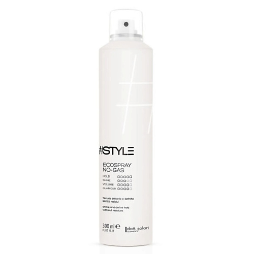 Лак для укладки волос DOTT.SOLARI COSMETICS Эко-спрей для волос без газа сверхсильной фиксации #STYLE