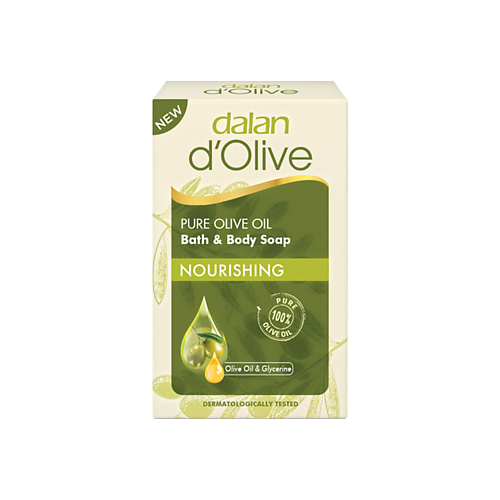 DALAN Мыло кусковое d'Olive, натуральное Питательное 200