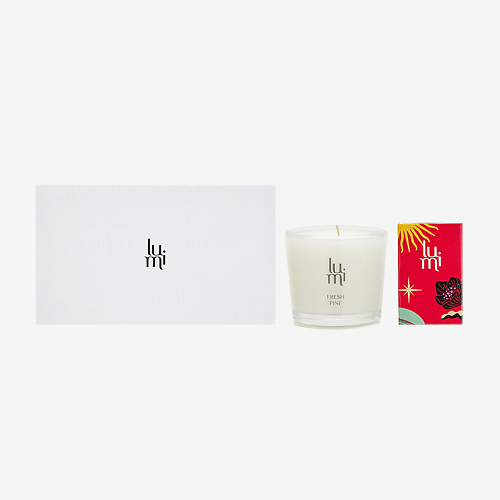LUMI CANDLE CO. Подарочный набор Fresh pine 90 lumi candle co ароматическая свеча frost fresh pine 250
