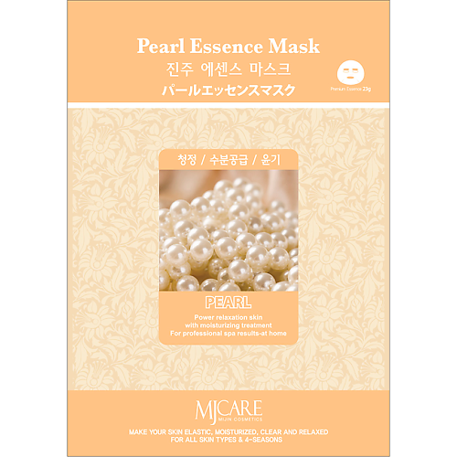 цена Маска для лица MIJIN MJCARE Тканевая маска  для лица с экстрактом жемчуга