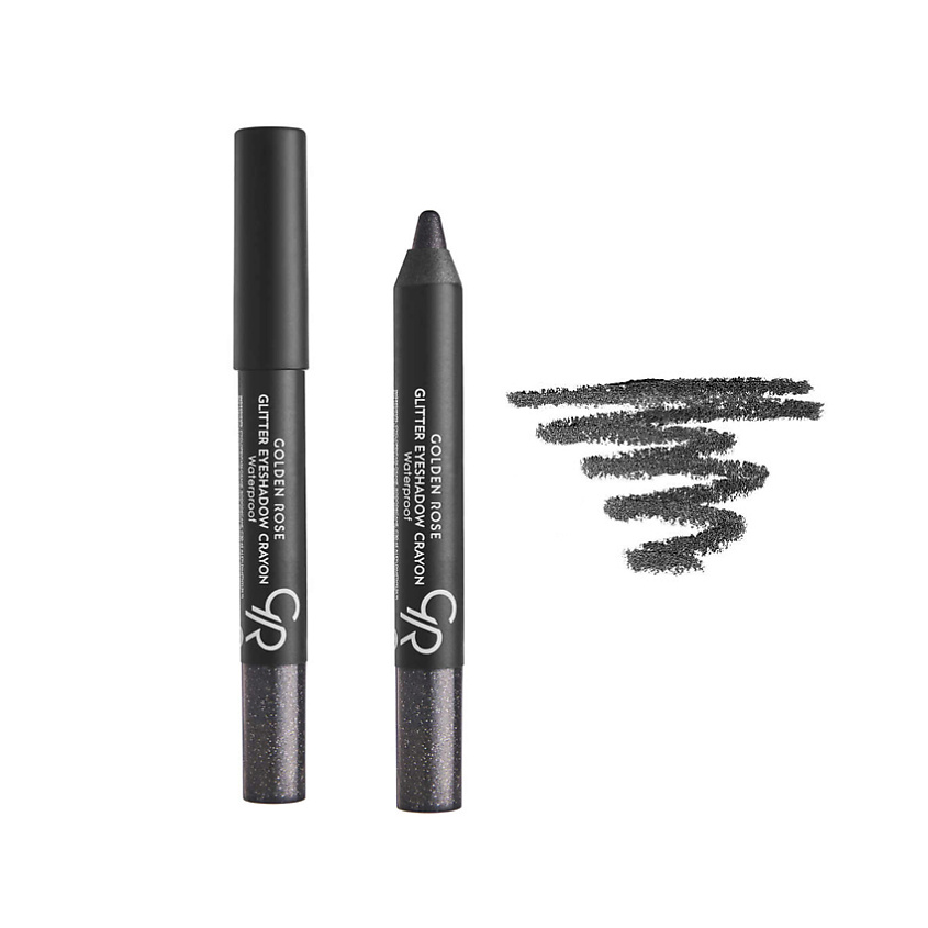 GOLDEN ROSE Тени-карандаш GLITTER EYESHADOW CRAYON WATERPROOF купить по ...
