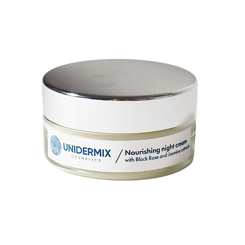 Unidermix Крем ночной питательный с экстрактами черной розы и жасмина 50