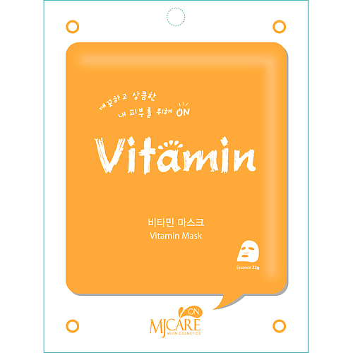 фото Mijin mjcare тканевая маска для лица с витамином с