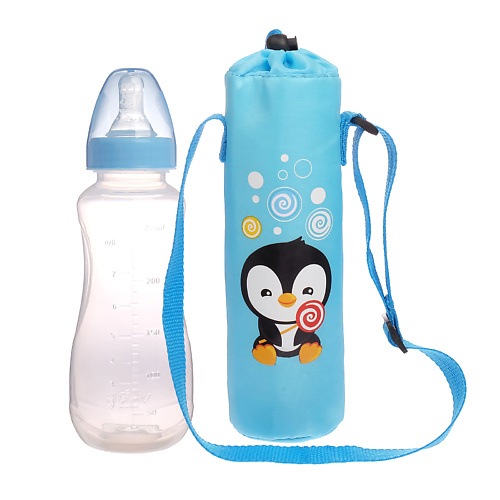 Аксессуары для ниблеров и бутылочек MUM&BABY Термо-чехол «Пингвинёнок Рокки» для бутылочки набор термо приборов для кормления mum