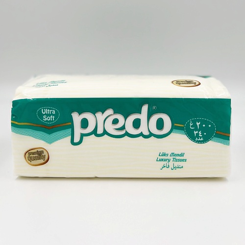 PREDO Бумажные салфетки Ultra Soft 340.0 predo подгузники трусики baby pants 3x large 24