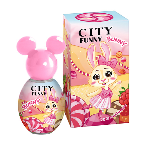 CITY PARFUM Душистая вода для девочек City Funny Bunny 30 funny bunny салфетки влажные для детей 80 шт