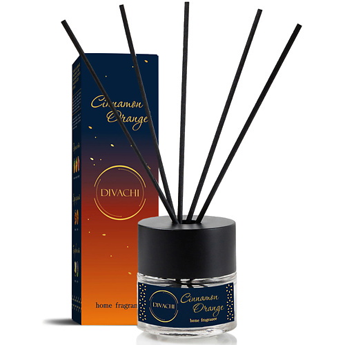 DIVACHI Арома-диффузор Home fragrance Cinnamon & Orange/Корица и апельсин 50 divine aroma арома диффузор amalfi