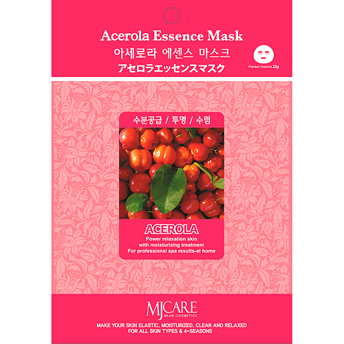 MIJIN MJCARE Тканевая маска  для лица с экстрактом ацеролы