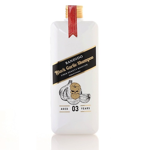 фото Bandido maximum hold aqua hard wax шампунь с экстрактом черного чеснока black garlic shampoo