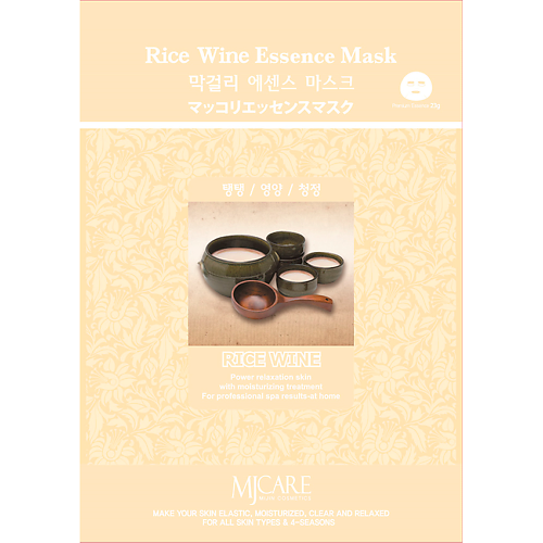 MIJIN MJCARE Тканевая маска для лица с экстрактом рисового вина 23
