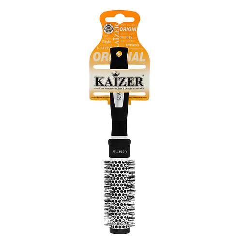 KAIZER Расческа термическая, профессиональная, круглая kaizer расческа термическая профессиональная круглая диаметр 47 мм