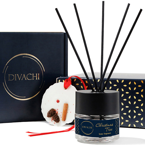 Набор ароматических средств для дома DIVACHI Ароматический набор Новогодняя ель ароматы для дома divachi ароматический набор имбирный пряник