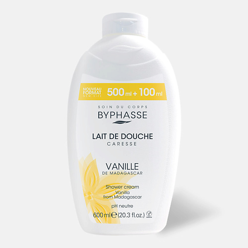 Средства для ванной и душа BYPHASSE Гель для душа Vanilla flower 600