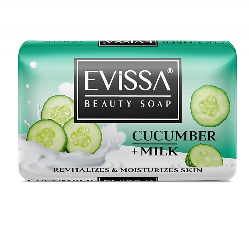 

EVISSA Туалетное мыло Cucumber, Milk 125, Туалетное мыло Cucumber, Milk