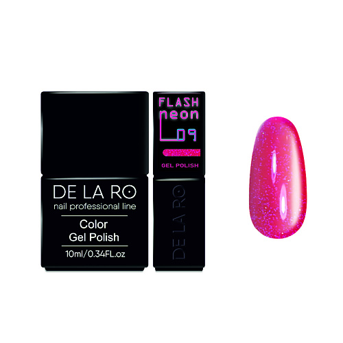 

DE LA RO Гель-лак для ногтей Flash Neon, Гель-лак для ногтей Flash Neon
