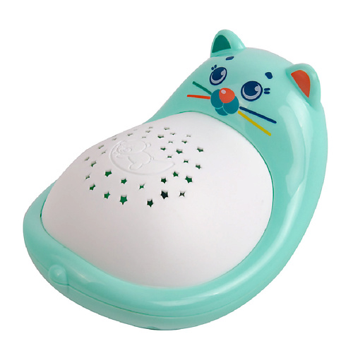 развивающая игрушка HAPPY SNAIL Музыкальный котик-засыпайка Дарси погремушка happy snail котик дарси 21hs02rscd голубой