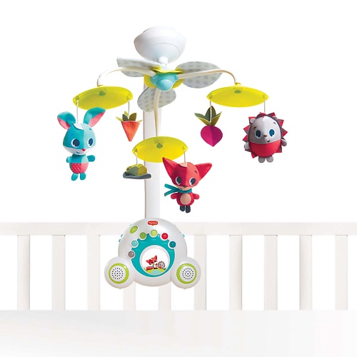 TINY LOVE Мобиль БУМ-БОКС Солнечная полянка tiny love развивающая игрушка для малышей чудо шар