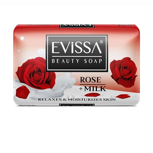 EVISSA Туалетное мыло Rose, Milk 125