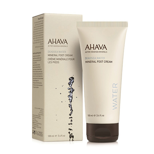 AHAVA Deadsea Water Минеральный крем для ног 100 ahava deadsea water минеральный крем для тела sea kissed 250 0