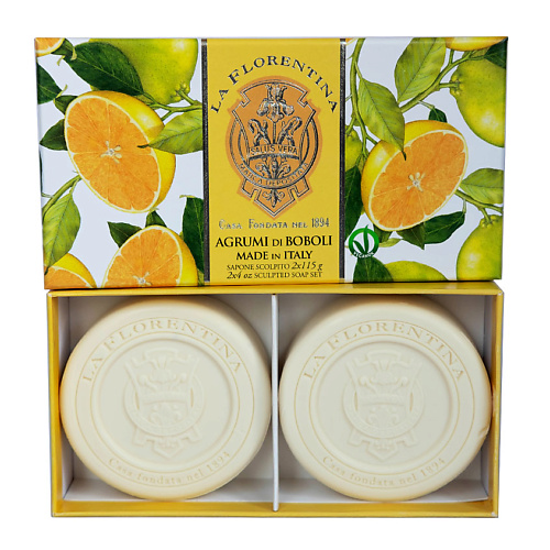 Мыло твердое LA FLORENTINA Набор мыла  Citrus / Цитрус ароматизатор paradise air fresh sunshine citrus солнечный цитрус