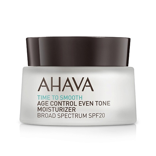 Уход за лицом AHAVA Time To Smooth Увлажняющий крем – ровный тон и профилактика старения spf20 50