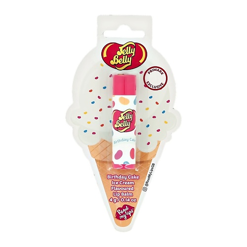 

JELLY BELLY Бальзам для губ BIRTHDAY CAKE ICE CREAM 4, Бальзам для губ BIRTHDAY CAKE ICE CREAM