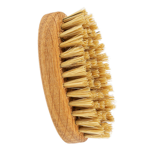Инструменты для ухода за бородой, GROSHEFF Щетка для бороды овальная small с щетиной кабана  - Купить