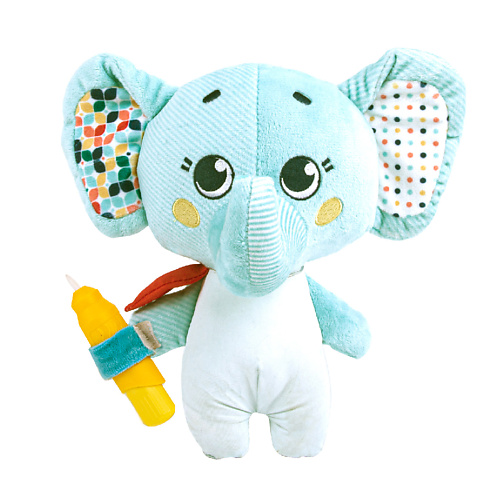 развивающая игрушка HAPPY SNAIL Игрушка-раскраска Слоник Джамбо happy snail игрушка подвес happy snail слоник джамбо