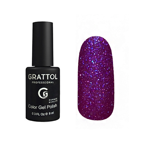 GRATTOL Гель лак для ногтей c блестками Opal grattol гель лак для ногтей c блестками opal