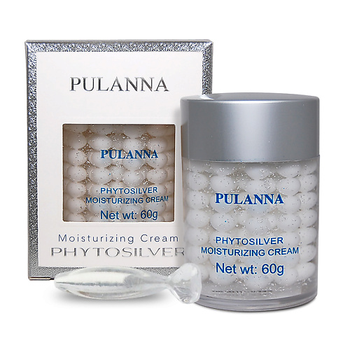 Крем для лица PULANNA Увлажняющий крем с Био-Серебром - Phytosilver Moisturizing Cream ночной крем на основе био серебра pulanna phytosilver 60 гр