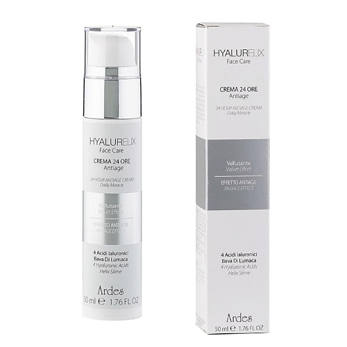 цена Крем для лица ARDES Крем для лица антивозрастной 24 часа Hyalurelix Crema Antiage Miracle