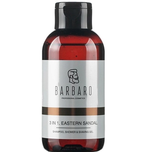 BARBARO Гель для душа 3 в 1 EASTERN SANDAL 250 восстанавливающий гель для сухих волос repairing gel dry hair