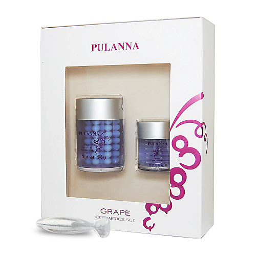 Набор средств для лица PULANNA Подарочный набор для лица с Виноградом - Grape Cosmetics Set