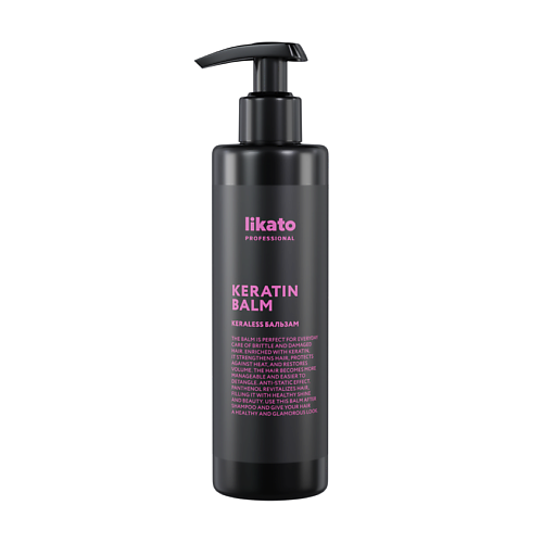 likato professional keraless keratin hair spray Бальзам для волос LIKATO Кератин-бальзам для волос KERALESS