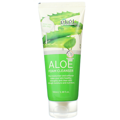EKEL Пенка для умывания с Алоэ Успокаивающая Foam Cleanser Aloe 100 lebelage пенка для умывания с алоэ увлажняющая cleansing foam aloe 100