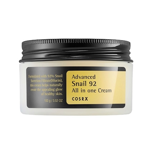 Крем для лица COSRX Крем для лица с муцином улитки Advanced Snail 92 All in one Cream cosrx advanced snail peptide eye cream