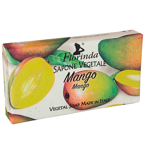 Мыло твердое FLORINDA Мыло Ароматы Тропиков Mango / Манго florinda мыло кусковое ароматы тропиков mandarino cinese 100 г