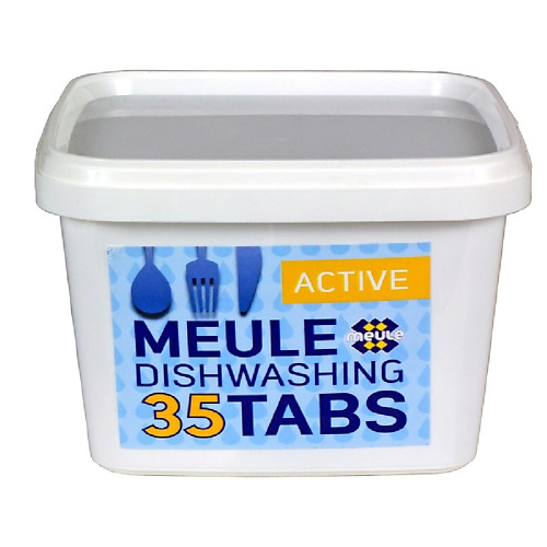 Средства для мытья посуды MEULE Таблетки для посудомоечной машины АКТИВ! 35
