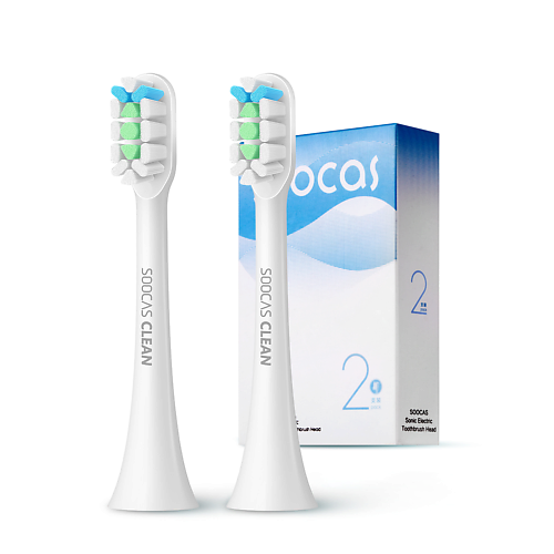 SOOCAS Сменные насадки для электрических зубных щеток soocas электробритва soocas s5 global 4 насадки