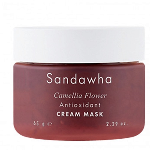 SANDAWHA Крем-маска антиоксидантная на основе экстракта цветка камелии японской 65.0 sandawha маска для лица успокаивающая на основе экстракта календулы 20