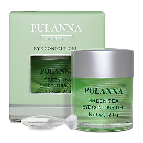 Гель для глаз PULANNA Тонизирующе-укрепляющий гель для век с Зеленым Чаем - Eye Contour Gel medical collagene 3d гель контур для глаз с янтарной кислотой eye contour gel 15 мл
