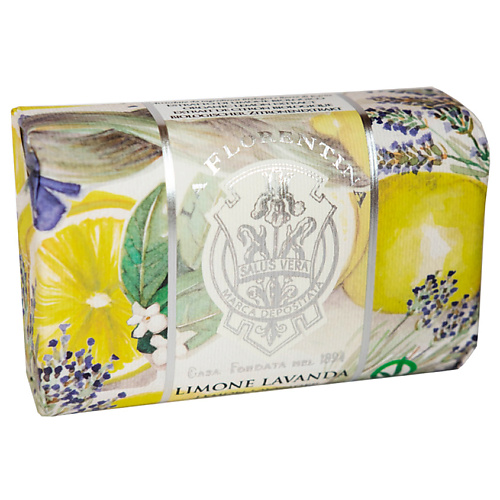 Мыло твердое LA FLORENTINA Мыло Lemon & Lavender. Лимон и Лаванда la florentina lavender soap