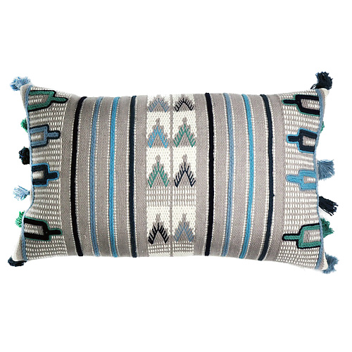 TKANO Чехол на подушку с этническим орнаментом tkano чехол на подушку из хлопкового бархата с принтом