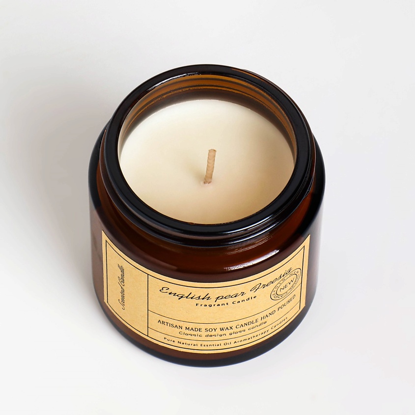 Изображение товара БОГАТСТВО АРОМАТА Свеча ароматическая в банке "ENGLISH PEAR FREESIA", 100 гр
