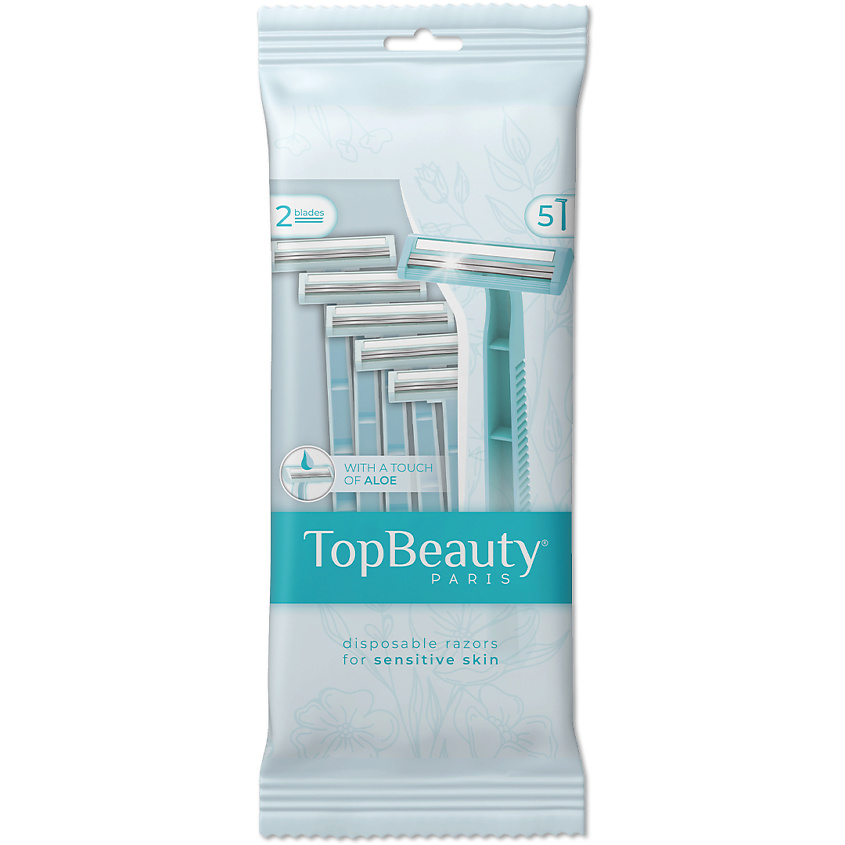TOPBEAUTY Одноразовый станок, с 2 лезвиями купить по низким ценам в ЛЭТУАЛЬ