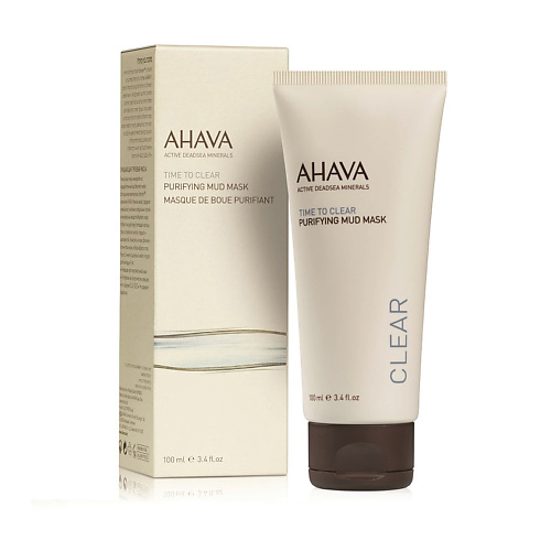 AHAVA Time To Clear Очищающая грязевая маска 100.0 маска для волос junlove scalp clear treatment против перхоти 500 мл