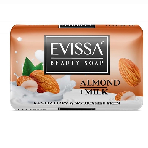 

EVISSA Туалетное мыло в Almonds + Milk 125, Туалетное мыло в Almonds + Milk