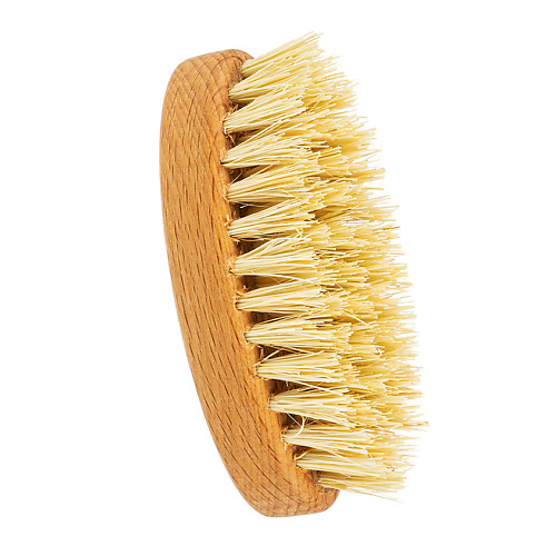 Купить Инструменты для ухода за бородой, GROSHEFF Щетка для бороды овальная mini с щетиной кактуса