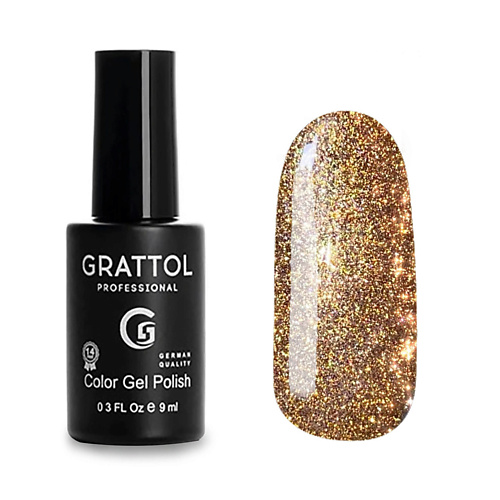 Гель-лак для ногтей GRATTOL Гель лак светоотражающий Bright Crystal