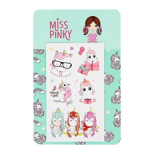 MISS PINKY Татуировки переводные 9,5x5,7 сумка miss pinky единорог